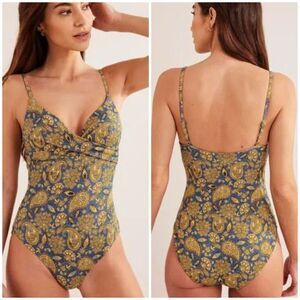 Boden 34B Capri Cup-size One Piece Swimsuit NEW